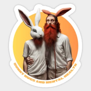 Red Beard Hug Sticker